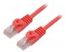 Võrgukaabel Lanberg PCU5-10CC-3000-R, Cat5e, 30 m, punane