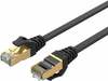 Võrgukaabel Unitek C1897BK-1M, Cat7, S/FTP, 1 m, must