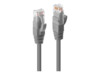 Võrgukaabel Lindy Cat6 U/UTP, 250MHz, RJ45 M/M, 2 m, hall, LSZH