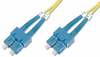 Optilise kaabli Digitus DK-2922-01, SC/SC, OS2 singlemode, 1 m, kollane
