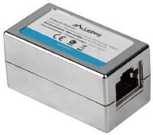Võrguadapter Lanberg AD-RJ45-RJ45-OS6, RJ45, Cat6, ekraanitud, hõbe