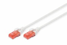 Võrgukaabel Digitus DK-1617-005/WH, Cat6, U/UTP, 0,5 m, valge