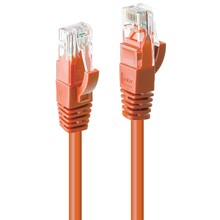 Võrgukaabel Lindy Cat6 U/UTP, RJ45 M/M, 0.3 m, oranž