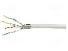 Võrgukaabel Logilink S/FTP Cat6, PVC, 100 m, valge