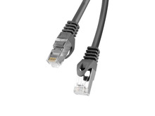 Võrgukaabel Lanberg PCF6-10CC-0300-BK, Cat6, FTP, 3 m, must