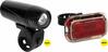 Jalgrattatulede komplekt Torch 55003 + 55009, plastik, must, 2 tk