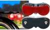 Tagumine rattatuli Dunlop, 3 LED