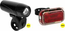 Jalgrattatulede komplekt Torch 55003 + 55009, plastik, must, 2 tk