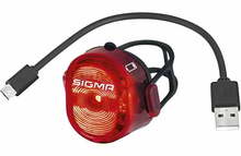 Tagatuli Sigma Nugget II, USB, must/punane