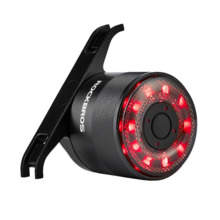 Jalgratta tagatuli Rockbros Q1, 7 värvi LED, USB-C, must