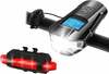 Jalgrattatulede komplekt LTC PS koos arvestiga, 1 x LED SMD 10W 1000lm, 5 x LED SMD 50lm, 1200/300mAh aku