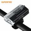 Jalgrattatuli Superfire BL22, 450lm, 3W, USB, 1800mAh, IP54, must