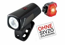 Jalgrattatulede komplekt Sigma Buster 150 & Nugget Flash LAMR296, must/punane, 2 tk