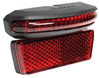Tagatuli Trelock LS 654, COB-LINE E SIGNAL E-bike 6-12V, must/punane