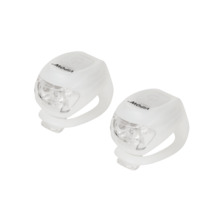 Jalgratta tulede komplekt Rebel URZ0036, silikoon, valge, 2 tk