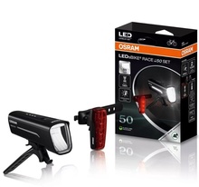 Jalgratta tulede komplekt Osram LEDsBIKE 50, plastik, must