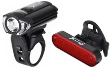 Tulede komplekt ProX Lupus II CREE XP-G2 300Lm + 10Lm USB, must
