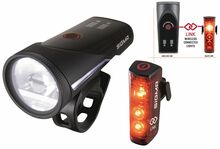 Valgustuskomplekt Sigma Aura 100 + Blaze Link USB, must/punane