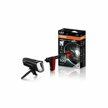 Jalgratta tulede komplekt Osram LEDsBIKE 100, LED, valge/punane, must