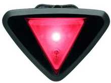 Kiivri lamp Uvex plug-in LED Quatro Junior, punane