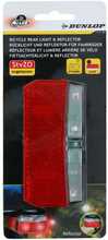 Jalgratta tagatuli Dunlop 47577, must/punane