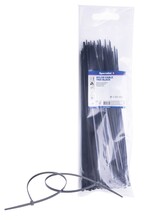 Kinnitusrihmad Specialist+, nailon, must, 7,2x380 mm, 50 tk