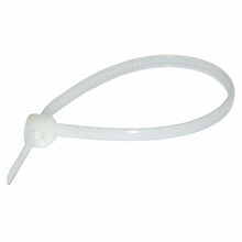 Kinnitusrihmad Haupa 262522, 368 x 4.8 mm, valge, 100 tk