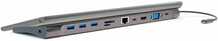 Sülearvuti alus 4smarts HUB 11-in-1, hall