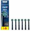 Hambaharja otsikud Oral-B EB50BRX Pro Cross Action, must, 6 tk