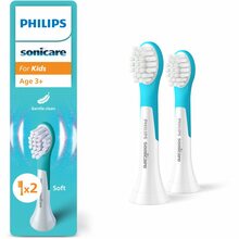 Hambaharja otsikud Philips HX6032/90 For Kids, sinine/valge, 2 tk