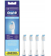 Hambaharja otsikud Oral-B Pulsonic Regular, valged, 4 tk