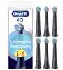 Hambaharja otsikud Oral-B iO Ultimate Clean, mustad, 6 tk