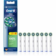 Hambaharja otsikud Oral-B EB50-8 Cross Action Pro, valge, 8 tk