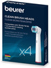 Hambaharja otsikud Beurer Clean 10156, valged, 4 tk