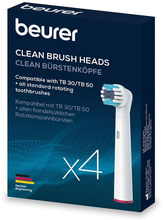 Hambaharja otsikud Beurer Clean 10156, valged, 4 tk