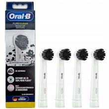 Hambaharja otsikud Oral-B Pure Clean Charcoal, sinine/valge, 4 tk