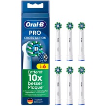 Hambaharja otsikud Oral-B Pro Cross Action, valge, 6 tk