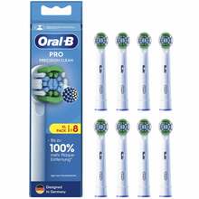 Hambaharja otsikud Oral-B CleanMaximiser, valge, 8 tk