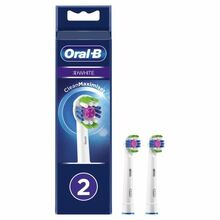 Hambaharja otsikud Oral-B 3D White, valge, 2 tk