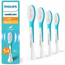 Hambaharja otsikud Philips HX6044/90 Sonicare For Kids, sinine/valge, 4 tk