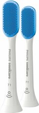 Keeleharja otsikud Philips Sonicare TongueCare+ HX8072/01, valge, 2 tk