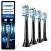 Hambaharja otsikud Philips Sonicare Premium Plaque Defense HX9044/88, mustad, 4 tk