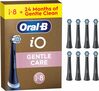 Hambaharja otsikud Oral-B iO Gentle Care 8 tk, mustad
