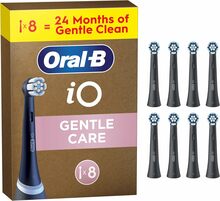 Hambaharja otsikud Oral-B iO Gentle Care 8 tk, mustad