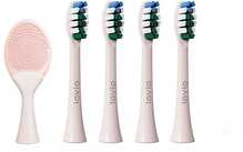 Hambaharja otsikud Lovio SonicProtect PRO LVTB124PK-HS, pehmed, roosad, 5 tk