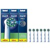 Hambaharja otsikud Oral-B EB50-6 Cross Action Clean Maximiser, valge, 6 tk
