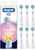 Hambaharja otsikud Oral-B iO Gentle Care RBSWF-6, valge, 6 tk