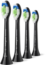 Hambaharja otsikud Philips Sonicare Optimal White HX6064/88, must, 4 tk