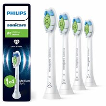 Hambaharja otsikud Philips HX6064/87 Optimal White, valged, 4 tk