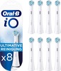 Hambaharja otsikud Oral-B iO Ultimate Clean, valged, 8 tk